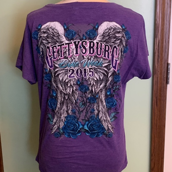 Next level short sleeve purple - Picture 2 of 2